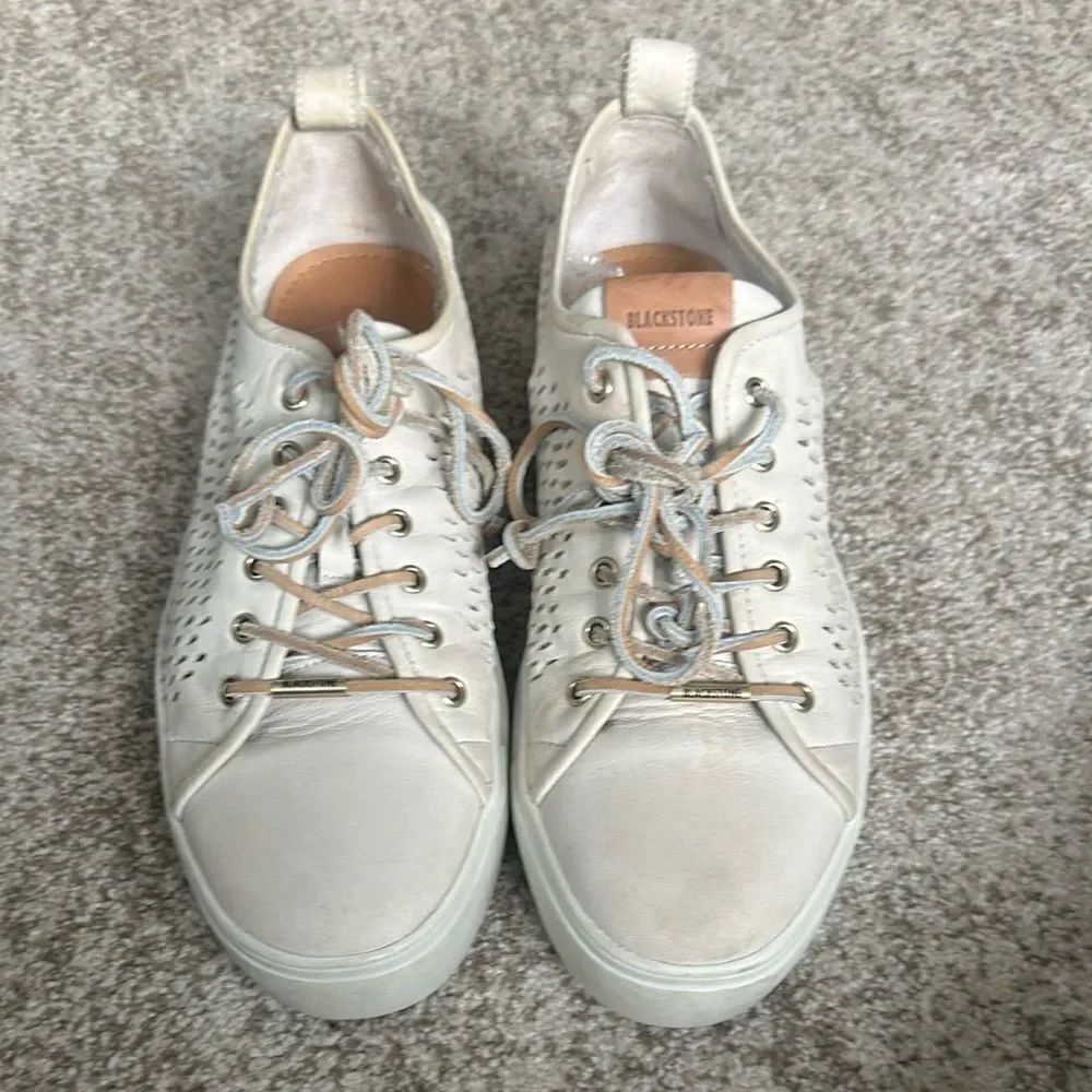 BLACKSTONE Pl87 Sneaker In Wind Chime Leather Sneakers 41/10
